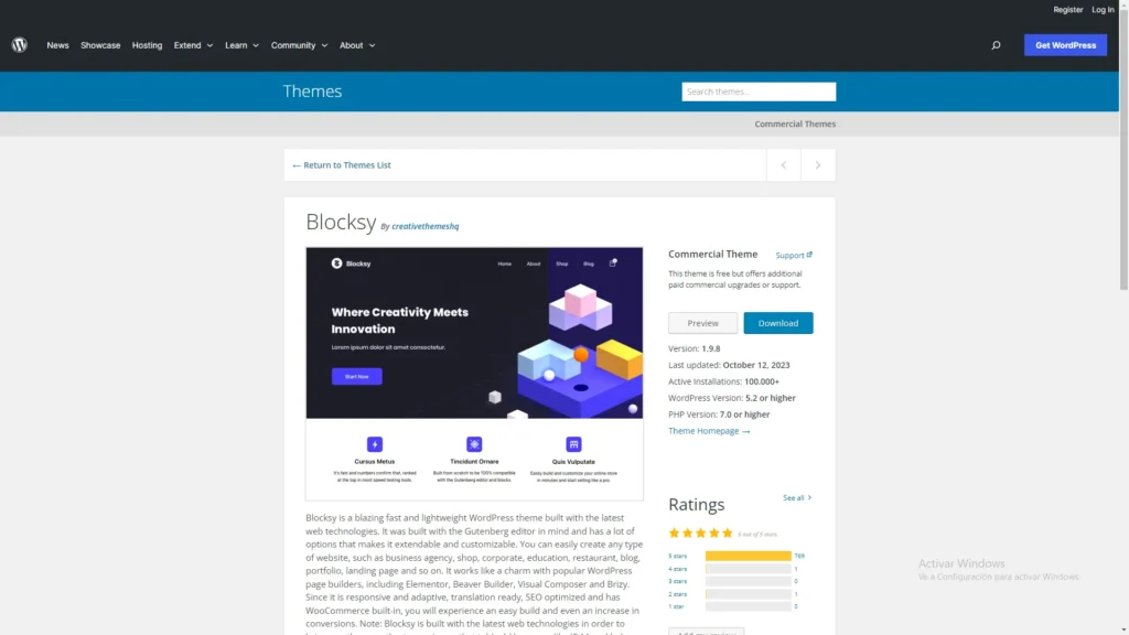 Blocksy WordPress Theme